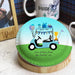 Golf Buggy Father's Day Letterbox Father's Day Cake - Bakerdays