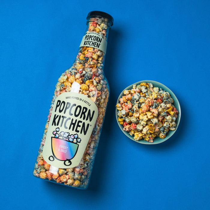 Popcorn Kitchen Giant Bottle - Sweet & Salt Rainbow - Popcorn Kitchen