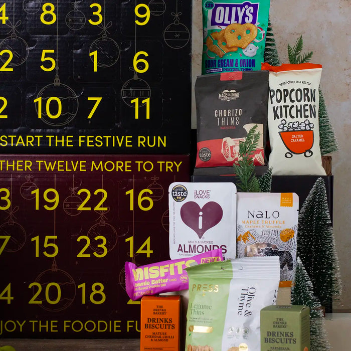 24 Days of Snack Advent calendar close up