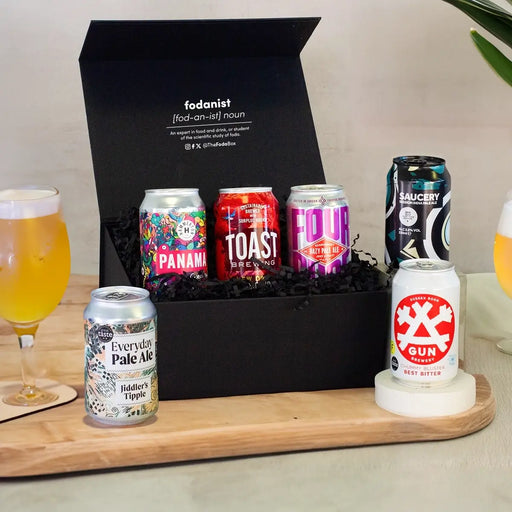 25-Z-BER-001 Craft Beer Tasting Box Gift Box and Contents