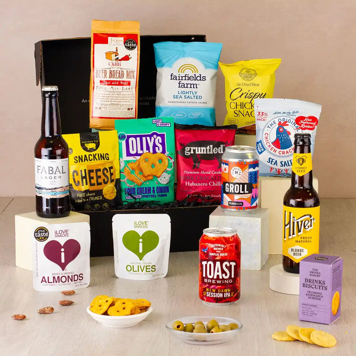 Dad Box - Beer and Snack Hamper Gift