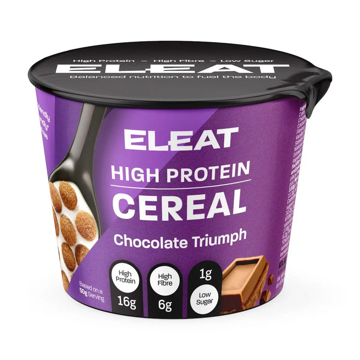 ELEAT - High Protein Chocolate Triumph Cereal Balls 8 x 50g Pots