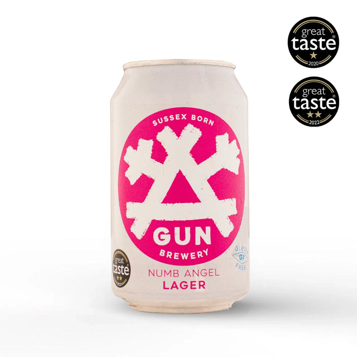 Gun Brewery - Numb Angel Lager 4% ABV 330ml