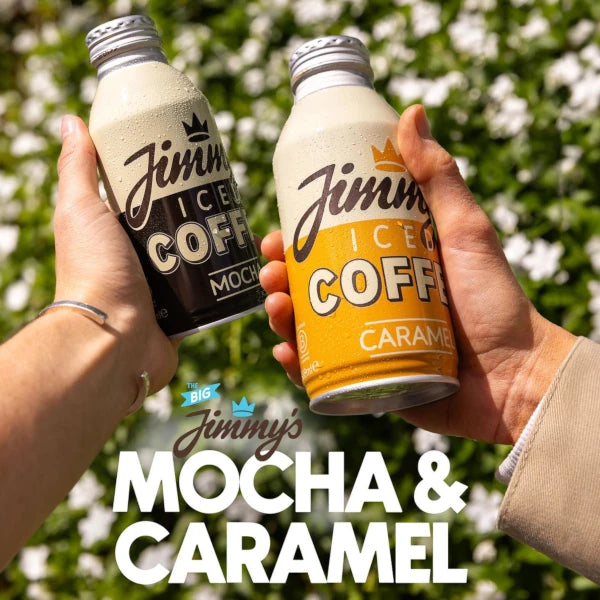 Jimmy's Iced Coffee Caramel & Mocha Big BottleCan 380ml