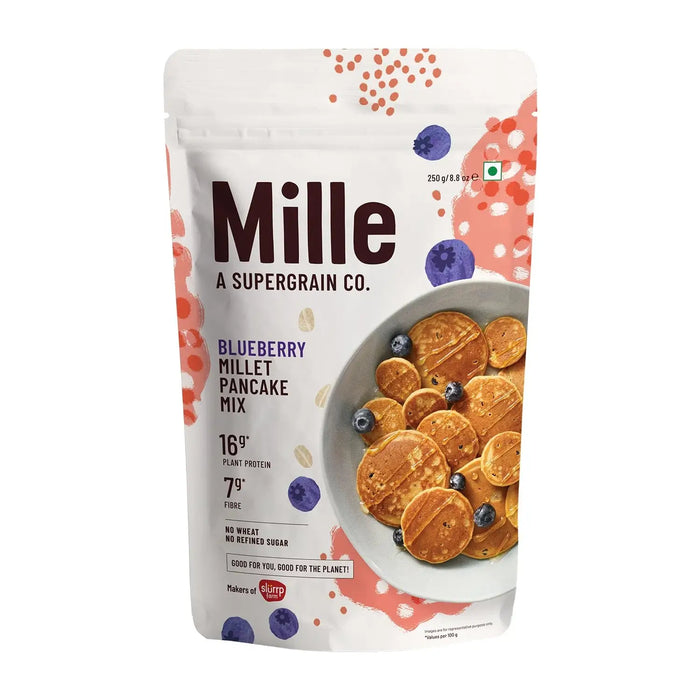 Millé Blueberry 16g Plant Protein Pancake Mix 250g