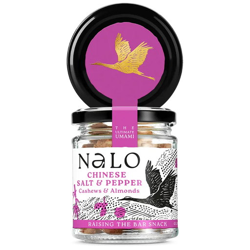 Nalo - Chinese Salt & Pepper Cashews & Almonds 6 x 95