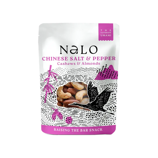 Nalo - Chinese Salt & Pepper Cashews & Almonds 12 x 40g