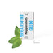 Peppersmith - Vegan Spearmint Gum 15g Box, piece of gum and piece of spearmint