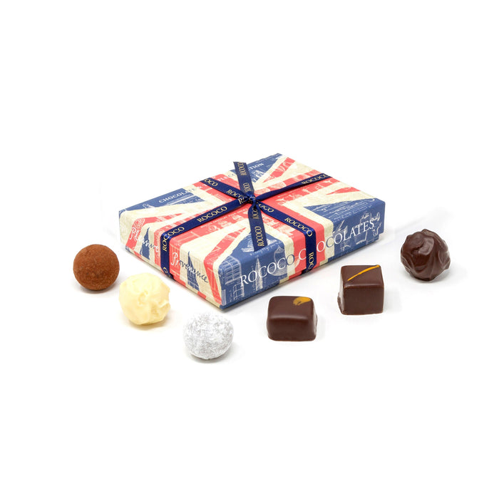 Mini Union Jack Chocolate and Truffle Collection  - Limited Edition 6pc - Rococo Chocolates