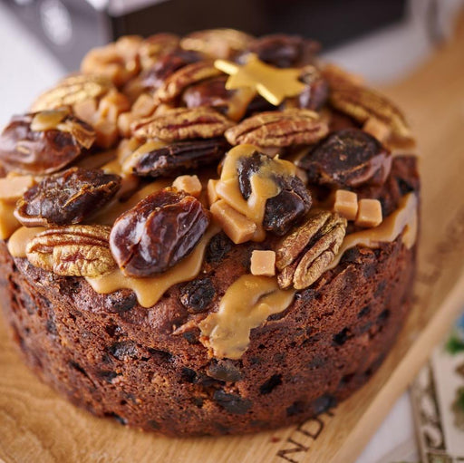 Spiced Rum, Date & Caramel Cake- Round - The Original Cake Company