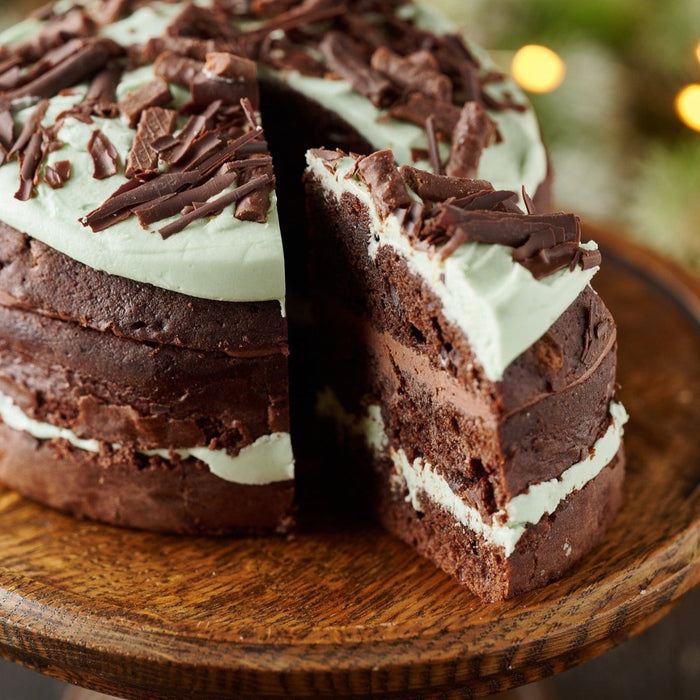 Festive Mint Chocolate Cake - The Original Cake Company