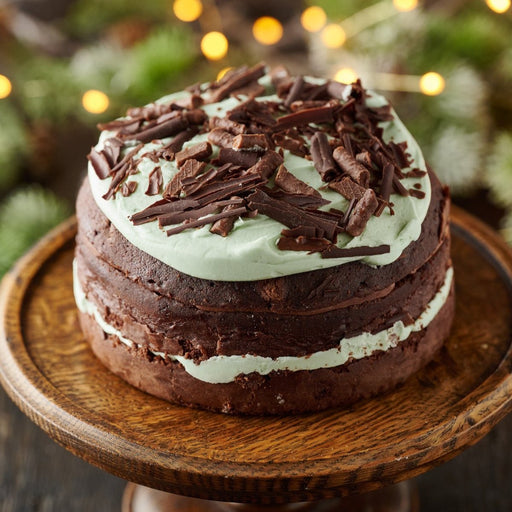 Festive Mint Chocolate Cake - The Original Cake Company