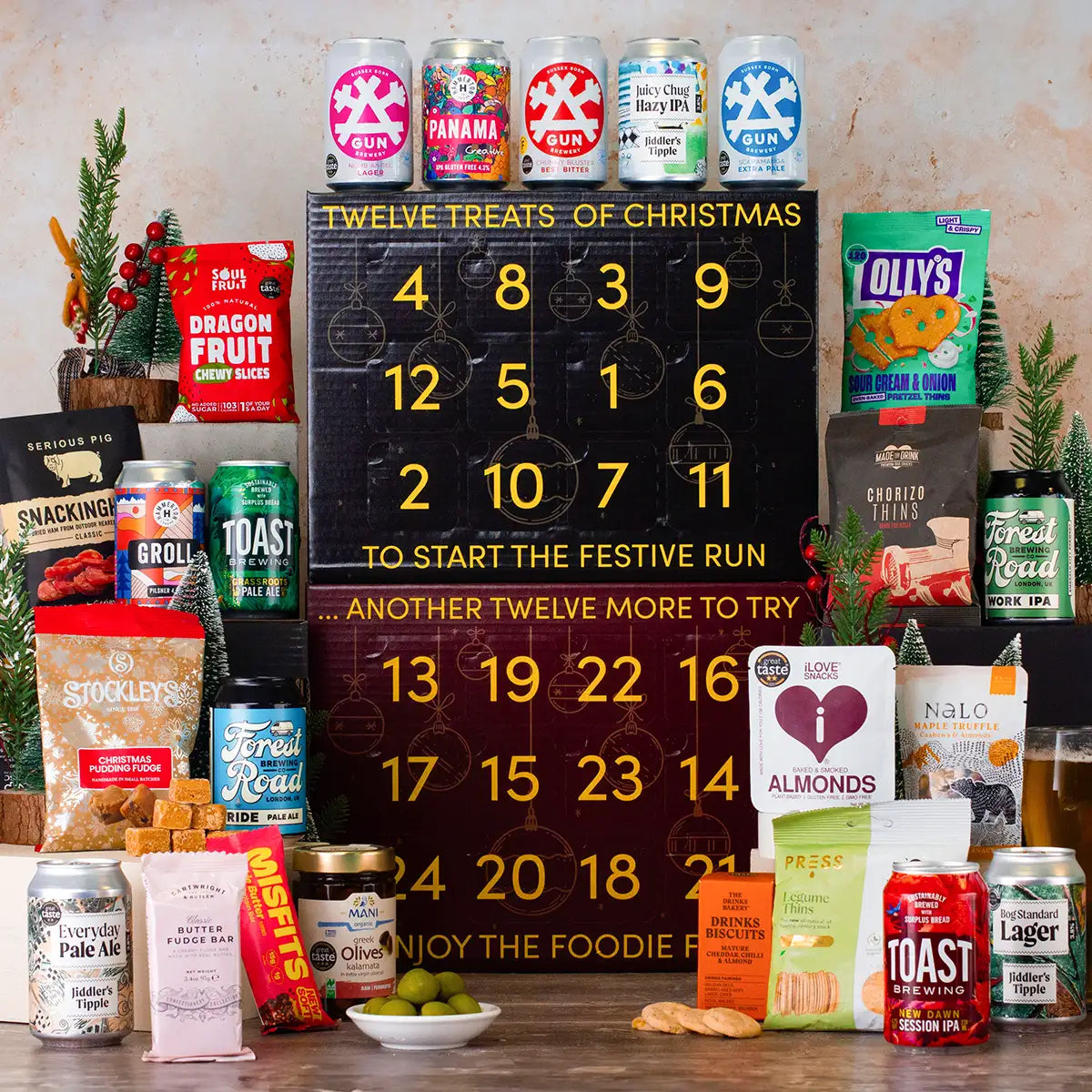 24 day beer and snack advent calendar