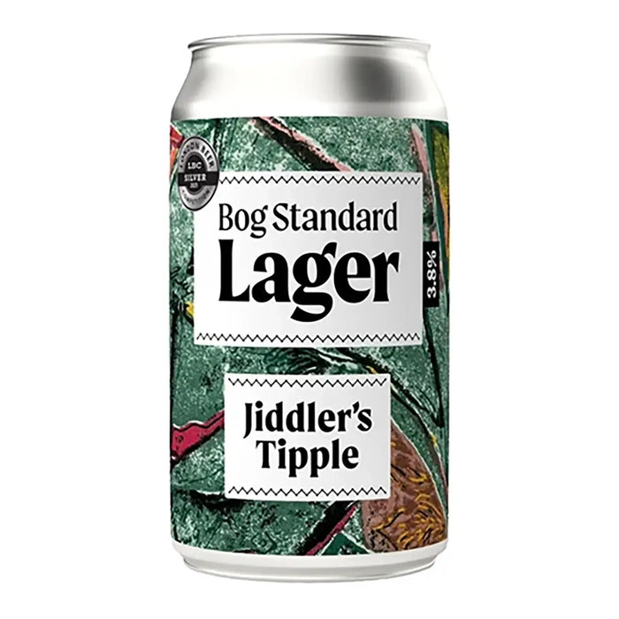 Jiddler's Tipple - Bog Standard Lager 3.8% ABV 24 x 330ml