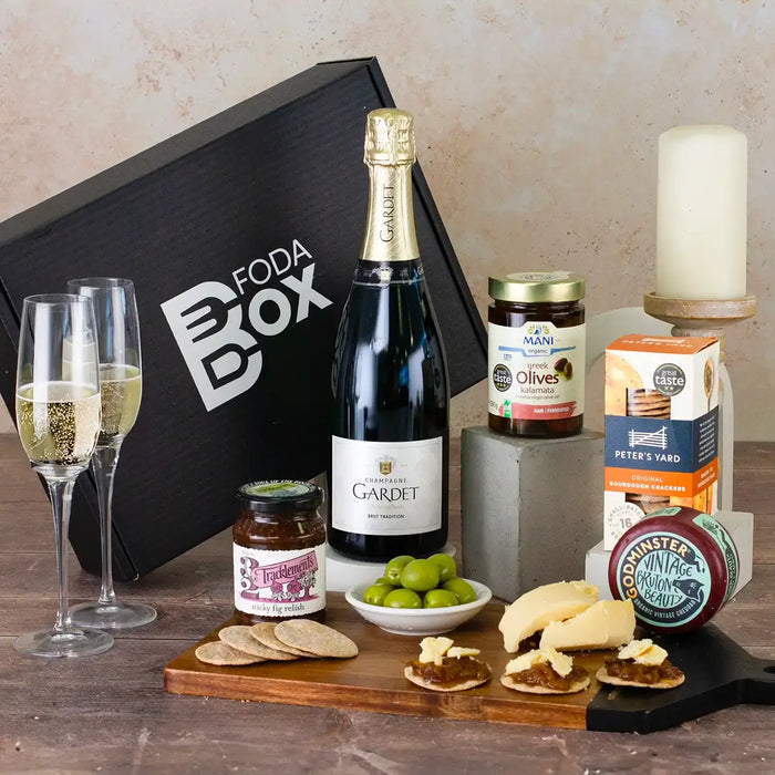 Champagne and Gourmet Appetisers Gift Box