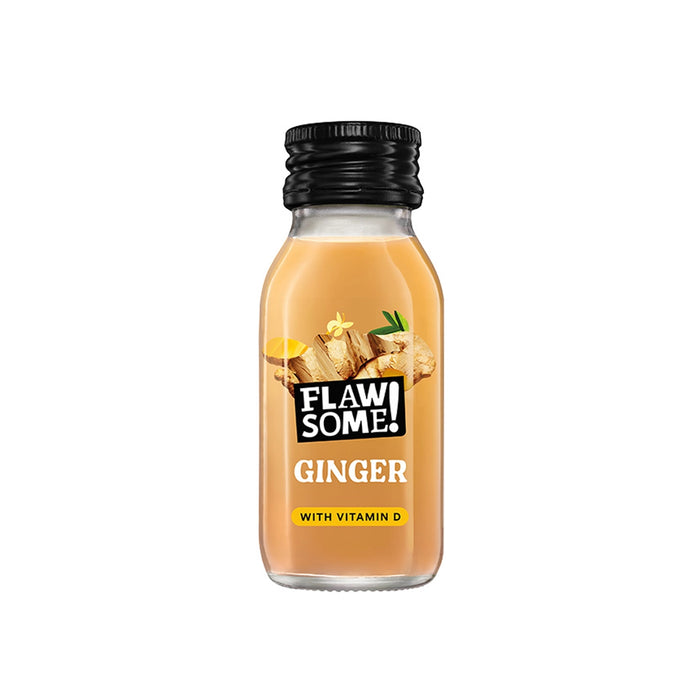 Flawsome! Drinks Immunity Kick Vitamin D Ginger Shot 60ml