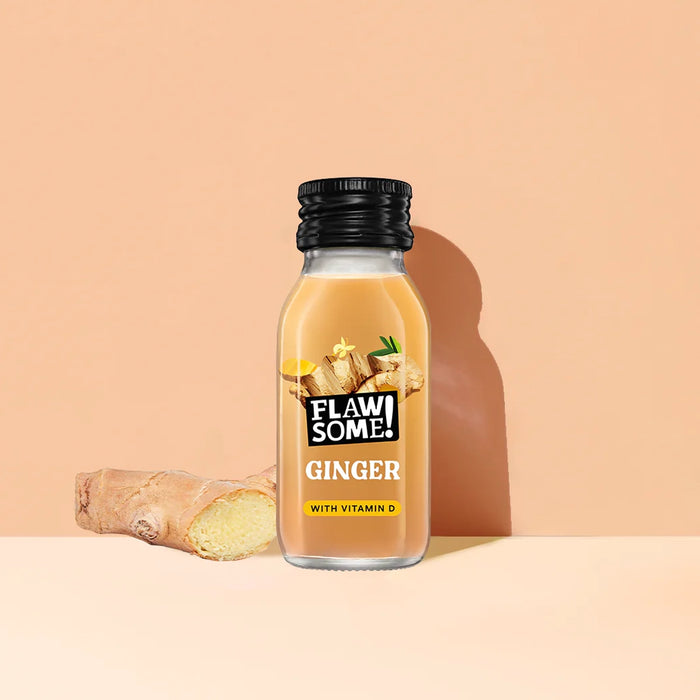 Flawsome! Drinks Immunity Kick Vitamin D Ginger Shot 60ml