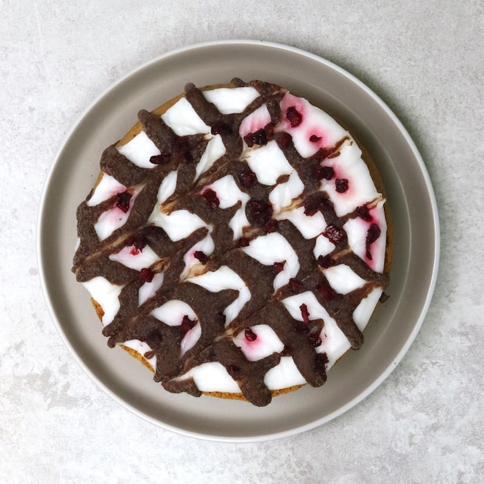 Bakewell Tart Bento Cake - Bakerdays seen from above