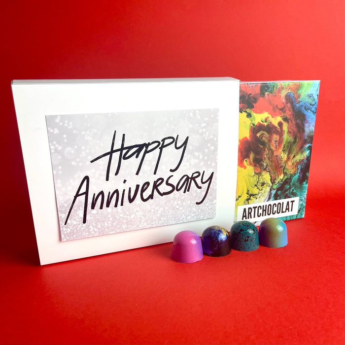 Happy Anniversary Box - 12 Chocolates - ArtChocolat