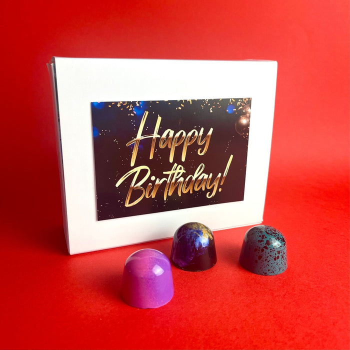 Happy Birthday Box - 6 Chocolates - ArtChocolat