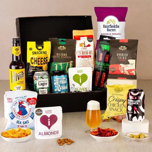 Man Box - Beer and Snack Hamper