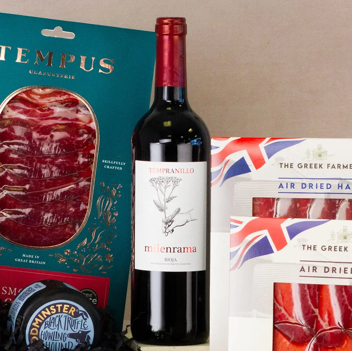 Red Wine, Cheese and Charcuterie Hamper