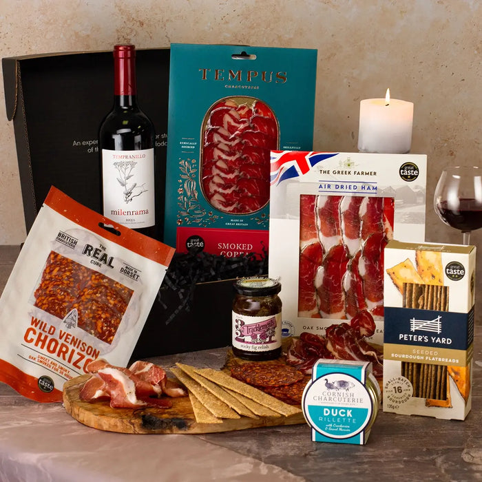 Red Wine and Charcuterie Hamper