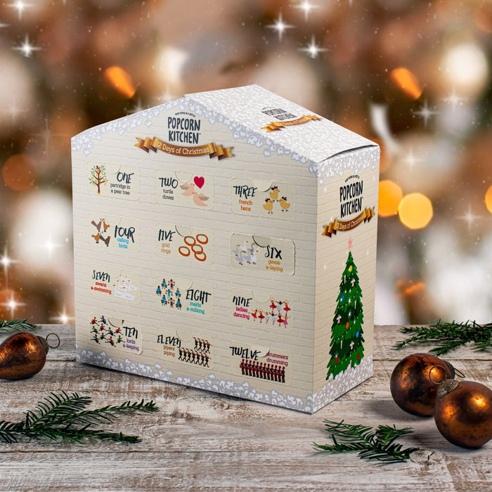 12 Days of Christmas - Popcorn Gift House 350g - Popcorn Kitchen