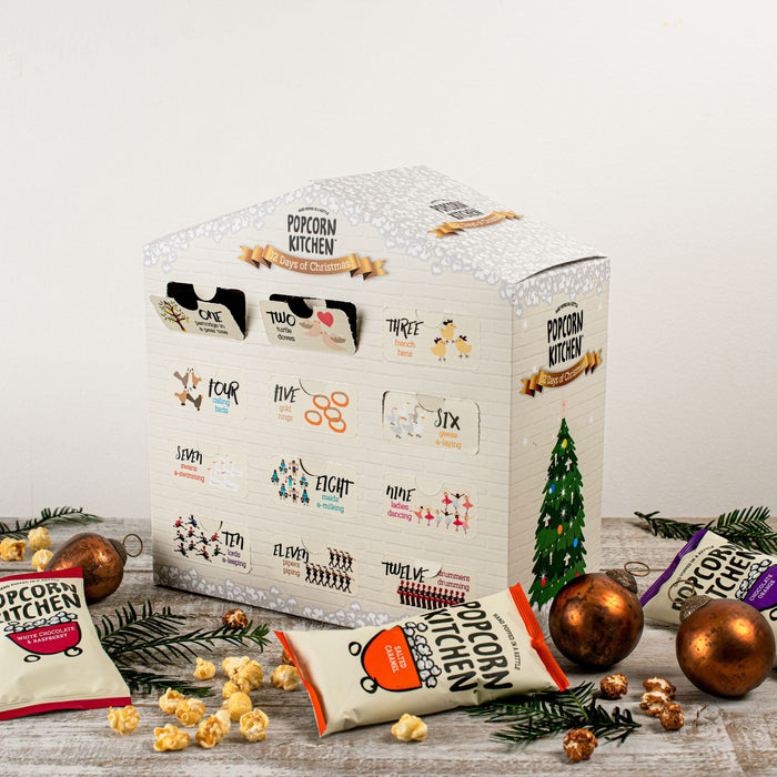 12 Days of Christmas - Popcorn Gift House 350g - Popcorn Kitchen