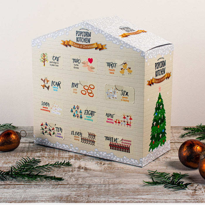 12 Days of Christmas - Popcorn Gift House 350g - Popcorn Kitchen