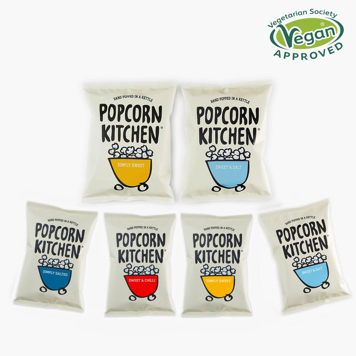 Mixed Snacking & Sharing Variety Box - 18 packs - Popcorn Kitchen