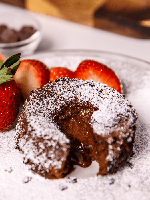 Chocolate Fondant Lava Cake Baking Recipe Kit serves 2 Created by Chef Aman Lakhiani - Chefs For Foodies