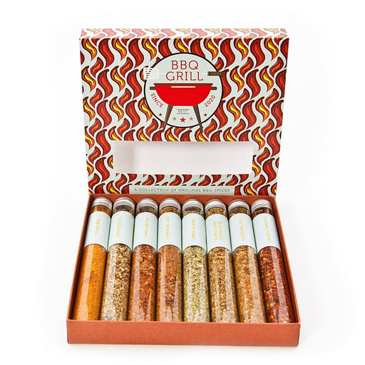 Spice Inspired - BBQ Grill 8 Spices Gift Selection Box-1